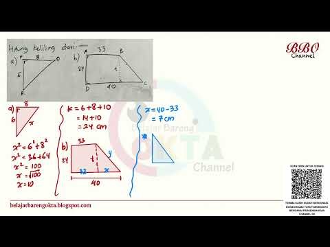 Calculating Perimeter with Pythagorean Theorem | Triangle and Trapezoid Tutorial