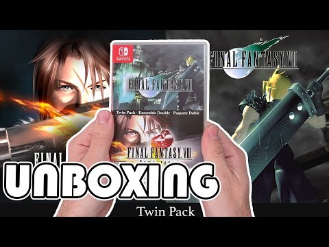 Final Fantasy VII & Final Fantasy VIII Remastered Twin Pack (Nintendo Switch) Unboxing