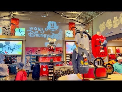 World of Disney Store at Disney Springs March 2026 Shopping Tour in 4K | Walt Disney World Florida