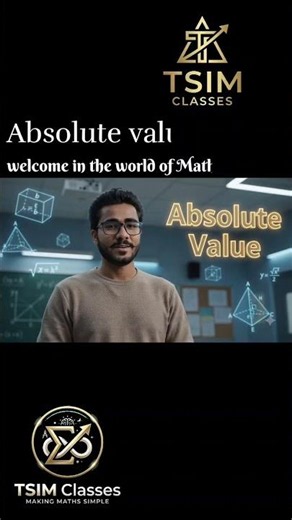 🔢 Absolute Value Explained Simply ✨ #learnmaths #education #exam #mathematics