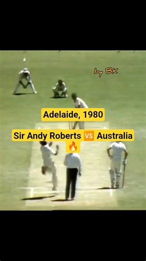 Adelaide, 1980.... Sir Andy Roberts 🆚 Australia 🔥 #shorts