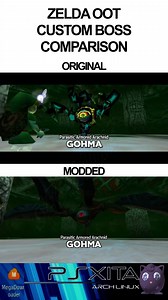 zelda ocarina of time original vs modded comparison 2 #fblifestyle #seohaine #seohainemods #romhack #romhacks | Retro Mods