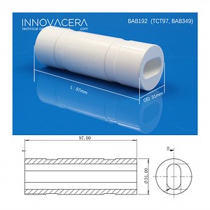 [Hot Item] 97mm Alumina Ceramic Laser Cavity Reflector Core for Dilas Diode Laser Pump Modules