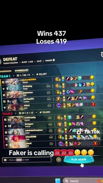 Faker Is Calling: League of Legends Insights