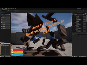Unreal Engine 5 How to spawn destructible Meshes in Blueprint?