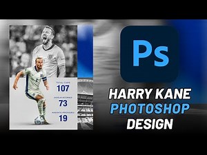 How To Create A Football Graphic In Adobe Photoshop (Harry Kane) - Free PSD