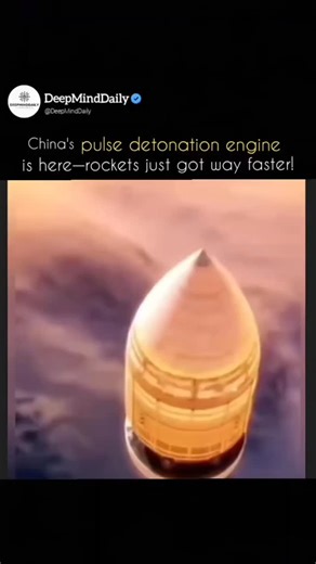 DeepMindDaily🧠 | "China’s Game-Changing Pulse Detonation Engine! 🚀⚡" China has successfully developed a Pulse Detonation Engine (PDE)—a revolutionary tech... | Instagram