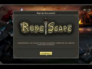 How to Play Runescape: Part 1: Creating an Account, and a Few Basics