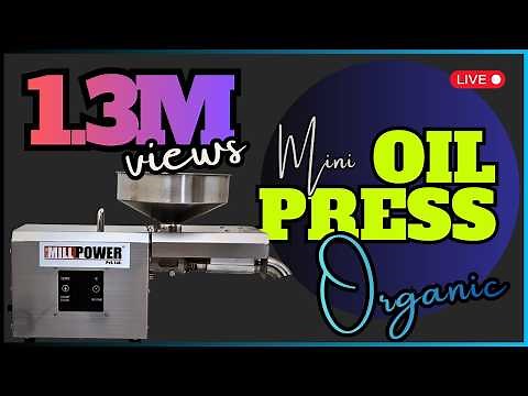 Mini Organic Oil Press machine for Home | 951 200 6774