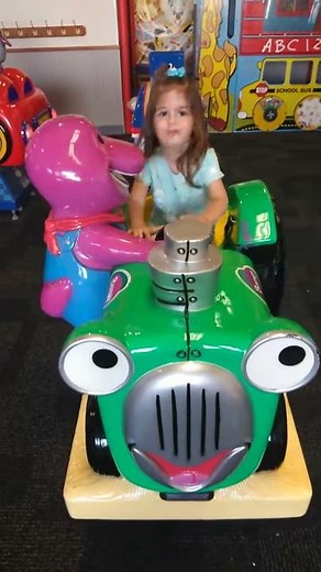 Barney Farm Tractor at Chuck E Cheese