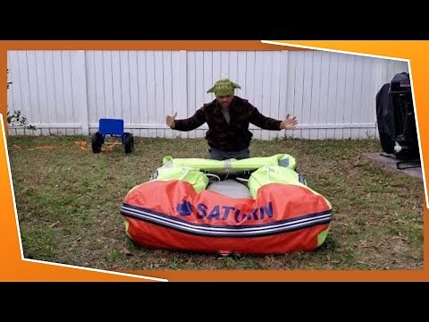 How to deflate an inflatable dinghy boat