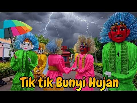 ONDEL ONDEL JOGET - LAGU TIK TIK BUNYI HUJAN - PARADE BUDAYA ONDEL ONDEL BETAWI JAKARTA