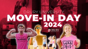 Move-in day, best day! We’re thrilled to welcome 435 new Panthers to their home away from home🐾❤️ | Drury University