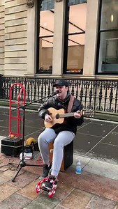 Busker of the month - this is the eighth of (hopefully) a long series of profiles of the buskers of Glasgow. This month Kieran McGuire. Age: 20 Years busking: 5 or 6 Early Influences: Ed Sheeran, Robbie Williams First song you learnt: Candy by Paolo Nutini When did you first learn to play: 15 How long do you think you’ll continue: I’ll continue till I make enough money that I can stop, but I enjoy it so much I’d probably still busk. What’s your favourite song to play: Emmylou by Vance Joy What s