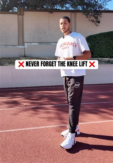 Maximize Speed with Proper Knee Lift Technique