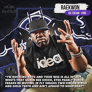 Ain't afraid to hold heat  Raekwon What's your favorite song from his albums?  #RedBullMusic #Raekwon | Red Bull Music | Facebook