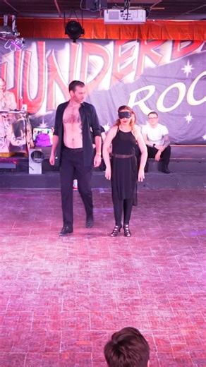 Ceroc Official on Instagram: "What is “connection” in partner dancing? Watch Matt & Steph here demonstrate beautiful connection - so clear that Steph can be led perfectly while wearing a blindfold. 😮 And here’s the real kicker: most of what you are watching is freestyle — not choreographed. That’s the power of genuine connection. Connection isn’t about gripping tighter or forcing moves. It’s that responsive “conversation” between two dancers - frame, tone, timing and trust - where the lead is c