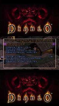 Diablo PS1 Town to Catacombs | Tristram Descent Begins #shorts