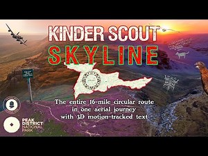 Kinder Scout Skyline | The Entire 16 mile loop from the air | 4K