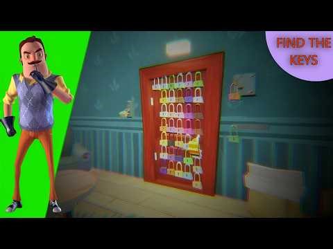 This Hello Neighbor Mod is IMPOSSIBLE… Find The Keys 2