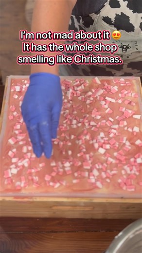 16 reactions | Batch 2 of Peppermint Swirl soap is here, and you guys...