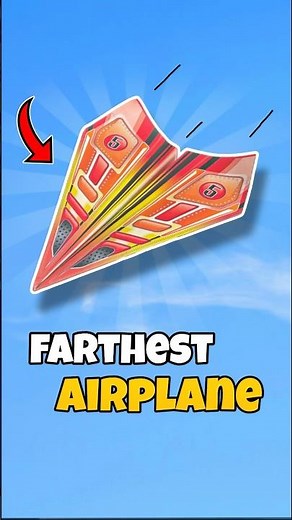 How to Make a Super Easy and Fastest Paper Airplane 🤩