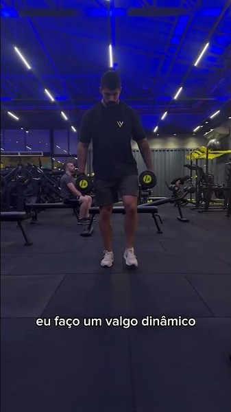 Passada com halteres.