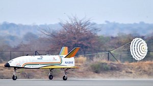 Opening new horizons! Successful autonomous landing of Pushpak (RLV-TD) marks a major milestone in India's foray into reusable rocket segment. | Hardeep Singh Puri