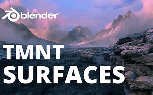 iBlender中文版插件 TMNT 曲面 - 入门教程 Terrain Mixer Blender教程