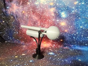 The Galactic Starport Federation Daedalus Science Vessel PLA Model | eBay