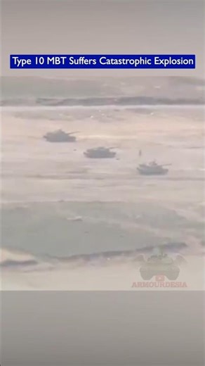 Type 10 Tank Suffered Catastrophic Explosion During Live Fire Drill