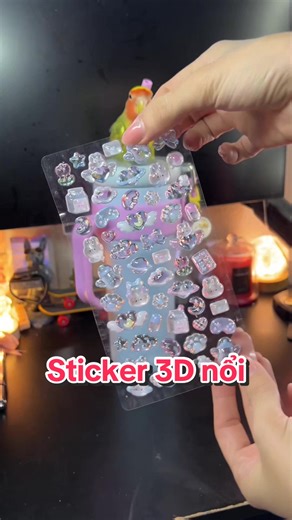 Thử nghịch sticker 3D nổi để dán móng xem sao và cái kết