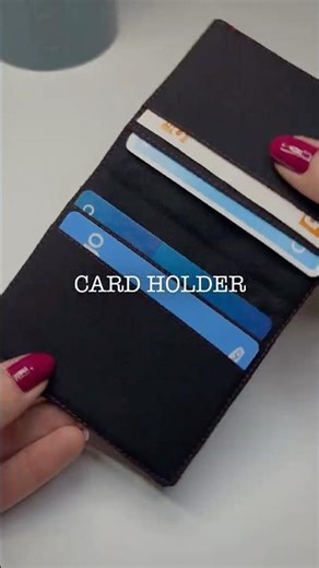 How to sew a card holder (beginner friendly) 🪡 #learntosew