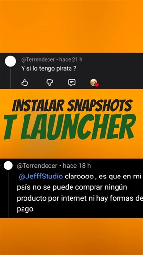 Instalar snapshots en T launcher 😎🤝🤔😱🫆 #minecraft #tlaucher #100subs #tutorial