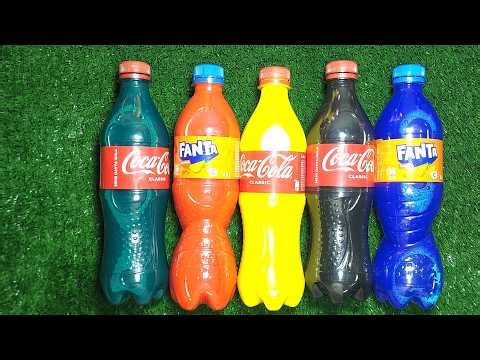 EXPERIMENT: Big Toothpaste Eruption from Giant Coca-Cola Rocket, Mtn Dew, Fanta, Cola water