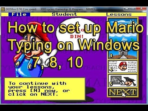 Set up Mario on Windows 7, 8, 10