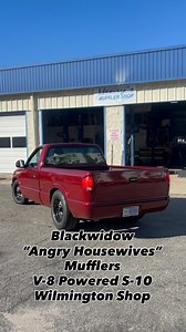 1.8K views · 12 reactions | We did @blackwidowexhaust “Angry Housewives” Dual Exhaust on the V8 Powered S-10. Work done at our Wilmington location.. #henrysmufflershop #customexhaust #mufflershop #chevys10 #v8 #blackwidowexhaust #exhaust | Henry's Muffler Shops | Facebook