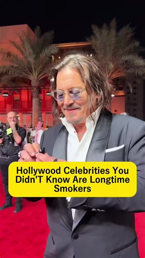 Hollywood Celebrities You Didn’t Know Are Longtime Smokers。 #JohnnyDepp #RobertDowneyJr #AngelinaJolie #RobertDowneyJr #HollywoodSecrets