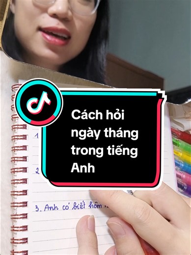 Cách hỏi ngày tháng trong tiếng Anh