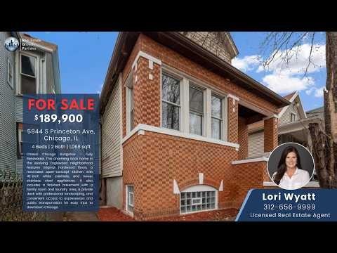 5944 S Princeton Ave Chicago IL | Renovated Chicago Bungalow | Englewood Home Tour