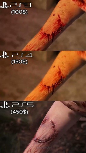 PS3 vs PS4 vs PS5 Graphics in The Last of Us
