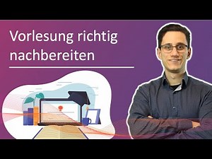 Vorlesung nachbereiten - 5 Tipps