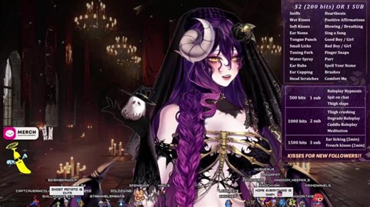 🔞[LIVE ASMR] Demon Mommy wet kisses, ear licks, good boy, mommy voice~ ❤️ !daki !gg !socials !discord