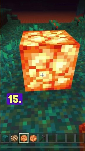 What is a shroomlight in Minecraft? [MCPE / Console / PC] #shorts
