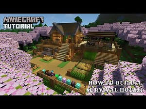 Minecraft: How To Build a Survival Base Tutorial (Building Tutorial)