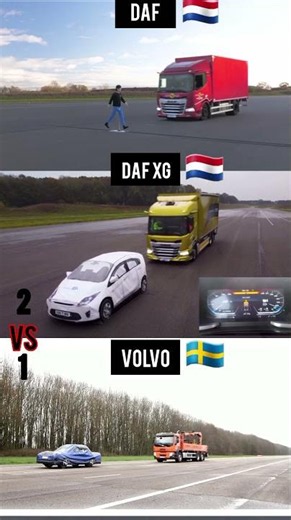 DAF vs VOLVO: Ultimate Emergency Brake Test! Who Wins? 🚛🔥