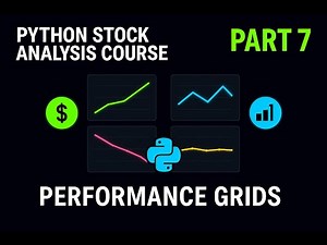 Python Matplotlib: Plot Performance Grid of Multiple Stocks with Dynamic Subplots | Part 7 🖼️