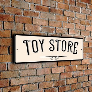 Toy Store Wall Sign, Vintage Style Retro Plaque (multiple Sizes) - Etsy