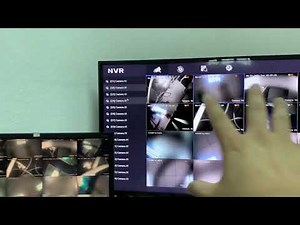 Hik Vision NVR DS-7716NI-K4 Dual Monitor Demonstrate 8MP Recording and Playback