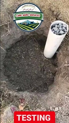 Deep root watering of plants to save water and help the plants to grow faster#viral #agriculture